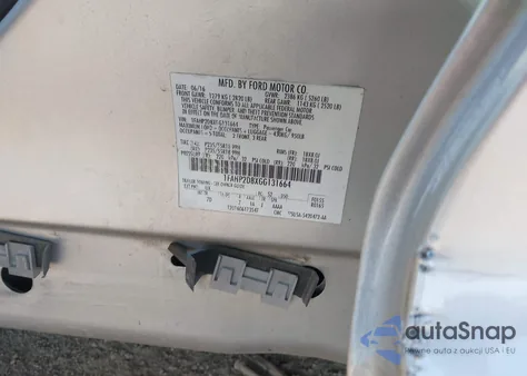 2016 Ford Taurus Se from USA, damaged, VIN 1FAHP2D8XGG131664